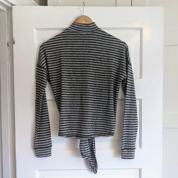 *3 for $45* Front Tie Mockneck - Picture 2 of 3